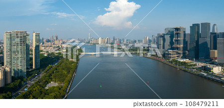 Aerial view of landscape in Guangzhou ,China  108479211