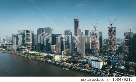 Aerial view of landscape in Guangzhou ,China  108479212