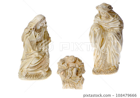 Ceramic nativity scene 108479666