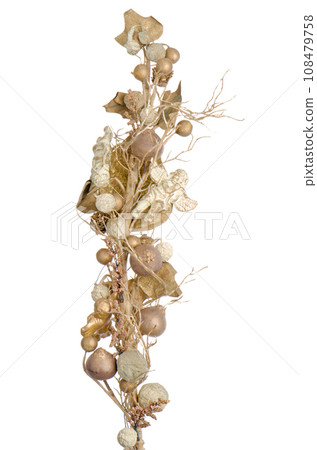 Golden Christmas decoration branches Golden Christmas decoration branches 108479758