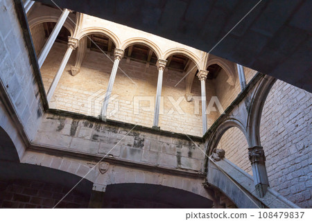 Gallery in royal residence of Monastery of Santes Creus Gallery in royal residence of Monastery of Santes Creus 108479837