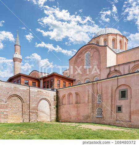 Zeyrek Mosque or Molla Zeyrek Camii, 14th century mosque, formerly Monastery of the Pantokrator, Fatih, Istanbul, Turkey Zeyrek Mosque or Molla Zeyrek Camii, 14th century mosque, formerly Monastery of the Pantokrator, Fatih, Istanbul, Turkey 108480372