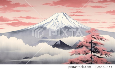 山風景與雲 山風景與雲 108480833