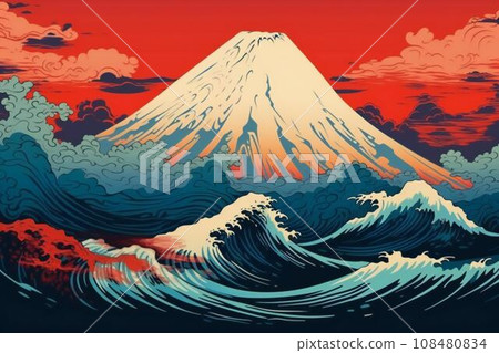 陽光明媚的山 108480834