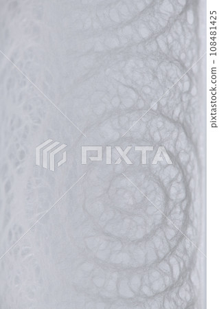 Background material of a cylindrical image made of patterned Japanese paper 108481425