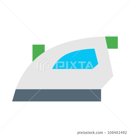 代表家電、熨斗的顏色樣式圖標 代表家電、熨斗的顏色樣式圖標 108481492