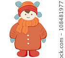 Children wear warm clothes in winter Children wear warm clothes in winter 108481977