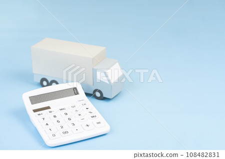 大卡車物流形象拖車送貨送貨快遞搬家運輸業 108482831