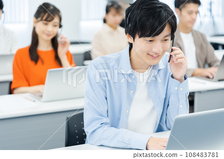 Call center Call center 108483781
