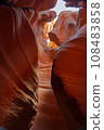 The blue sky seen from Canyon X in Antelope Canyon 108483858