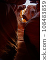 The blue sky seen from Canyon X in Antelope Canyon 108483859