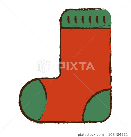 Illustration material socks hand drawn Illustration material socks hand drawn 108484311
