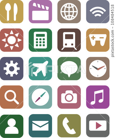 Simple icon set Simple icon set 108484518