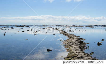 日本海灘百選 秋田縣宇野崎海岸男鹿半島 108485271