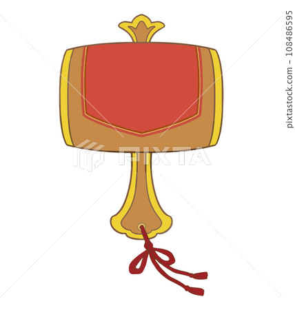 Illustration material of a hammer 108486595
