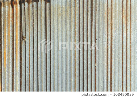 Old zinc rustic vertical texture and background Old zinc rustic vertical texture and background 108490059