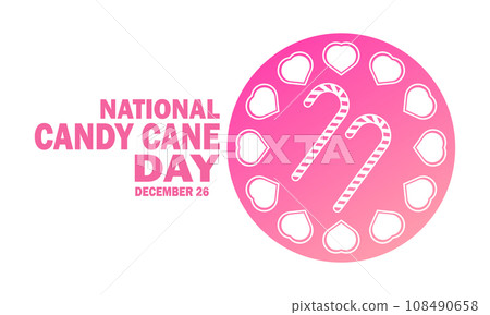 National Candy Cane Day, background design wallpaper National Candy Cane Day, background design wallpaper 108490658