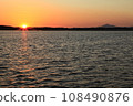 日沼的夜景、夕陽和筑波山 108490876