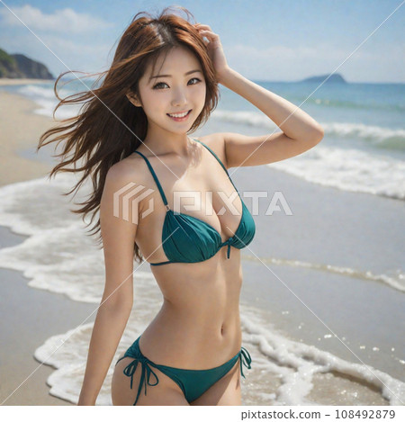 比基尼美女 108492879