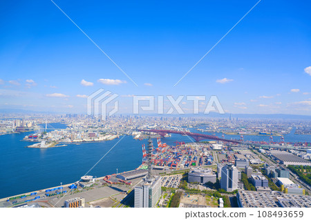 [Osaka Prefecture] October/Osaka cityscape [Bay Area] 108493659