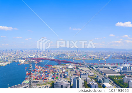 [Osaka Prefecture] October/Osaka cityscape [Bay Area] 108493663