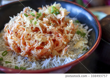 Delicious kakiage bowl Delicious kakiage bowl 108493757