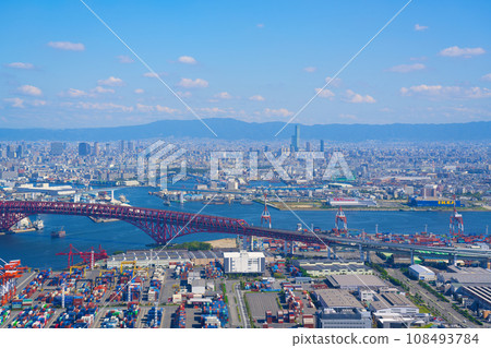 [大阪府]10月/大阪都會風景[灣區] 108493784