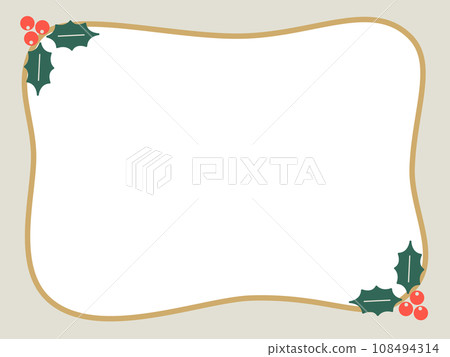 Holly frame gray 108494314