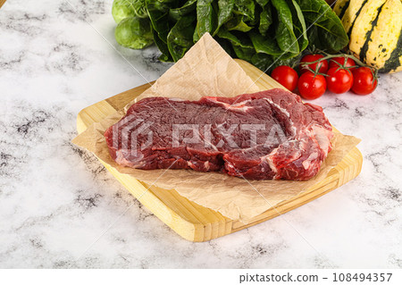 Raw rib eye beef premium steak 108494357