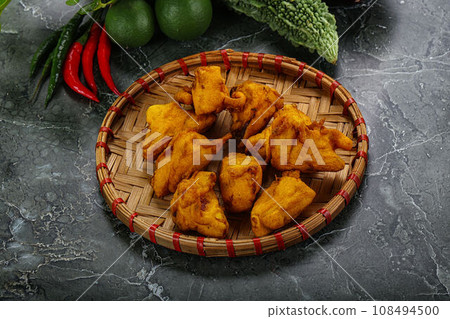 Indian cuisine - paneer pakora cheese 108494500
