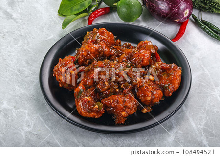 Chinese cuisine - Chicken manchurian gravy 108494521