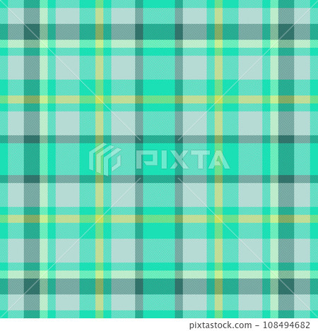 Texture background seamless of vector pattern check with a tartan plaid fabric textile. 108494682