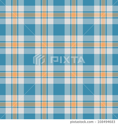 Background pattern textile of texture check seamless with a plaid tartan fabric vector. 108494683