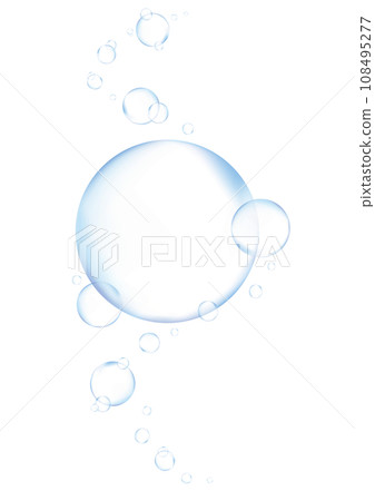 漂浮在天空中的肥皂泡 108495277