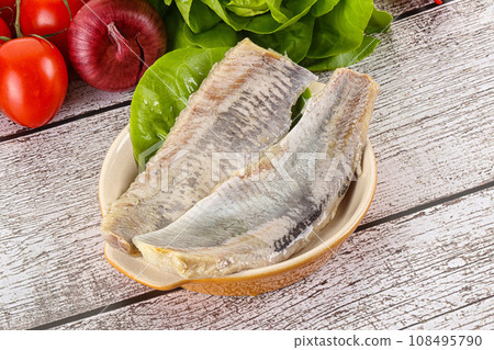 Herring fillet in the oil Herring fillet in the oil 108495790