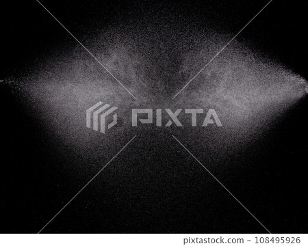 Million of Star Dust, Photo image of falling down shower rain snow, heavy snows storm flying. Freeze shot on black background isolated overlay. Spray water fog smoke as star particle on wind Million of Star Dust, Photo image of falling down shower rain snow, heavy snows storm flying. Freeze shot on black background isolated overlay. Spray water fog smoke as star particle on wind 108495926