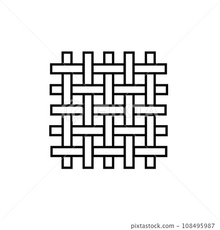 Icons related to textile industry. Fabric feather. Editable stroke. Vector Icons related to textile industry. Fabric feather. Editable stroke. Vector 108495987