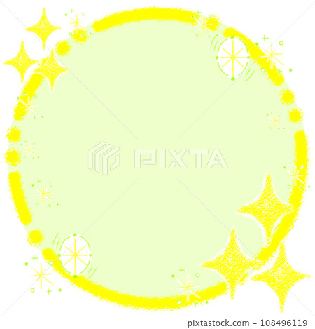 Glitter and crayon frame [1:1] 108496119