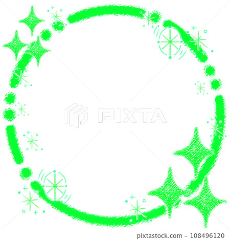 Glitter and crayon frame [1:1] 108496120
