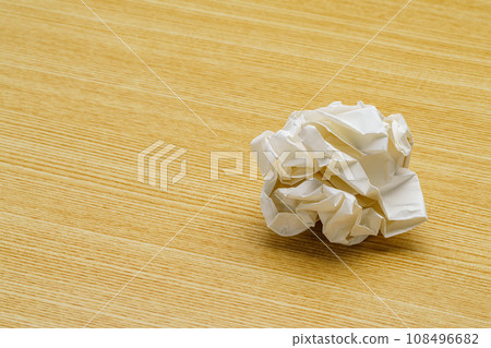 rolled up scrap paper rolled up scrap paper 108496682