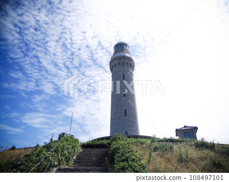 Scenery with Tsunoshima lighthouse Scenery with Tsunoshima lighthouse 108497101