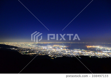 Night view of Mt. Maya from Kikuseidai (Kobe City, Hyogo Prefecture) Night view of Mt. Maya from Kikuseidai (Kobe City, Hyogo Prefecture) 108497133