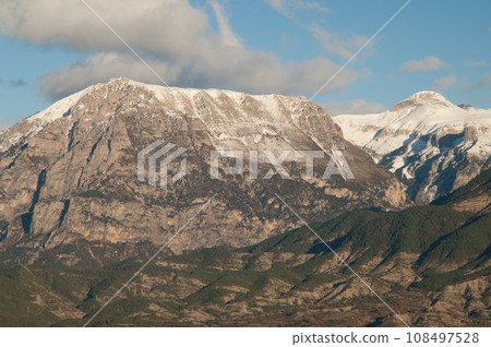 Mountains of the Ordesa and Monte Perdido National Park. 108497528