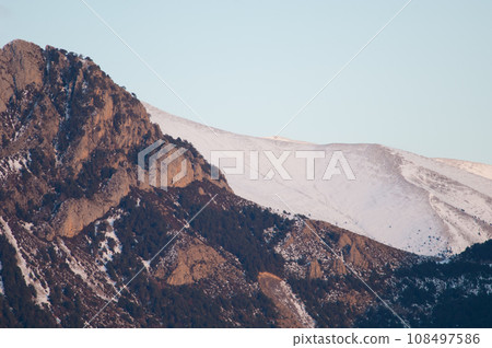 Mountains in the Ordesa and Monte Perdido National Park. Mountains in the Ordesa and Monte Perdido National Park. 108497586