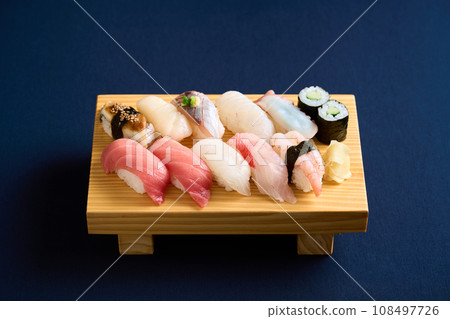 Assorted handful sushi 108497726