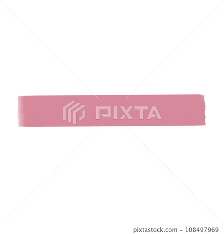 Pink Brush Line Highlight Marker For Decorative 108497969