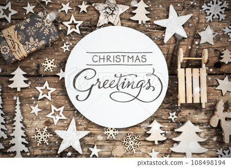 Text Christmas Greetings, Wood, Natural Christmas Decor Text Christmas Greetings, Wood, Natural Christmas Decor 108498194