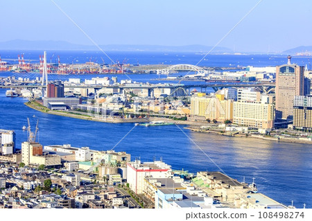 大阪府、環球影城和明石海峽大橋的風景 大阪府、環球影城和明石海峽大橋的風景 108498274
