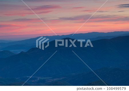 Landscape at sunset. Landscape at sunset. 108499579