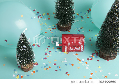 In a fir forest, the Santa's famous letterbox In a fir forest, the Santa's famous letterbox 108499660